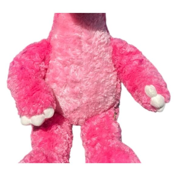 Sitting Build a Bear Pink Apatosaurus Dinosaur Plush 20in Stuffed Animal Toy - Picture 15 of 16